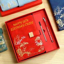 Bộ quà tặng sổ tay A5 phong cảnh tre in logo tùy chỉnh, bao gồm sổ tay + bút + ruột bút + hộp quà, sổ tay và bút có thể mua riêng hoặc theo bộ, sổ tay da nhân tạo dập nổi phong cảnh tinh tế, sổ họp, bìa PU mềm mại, đổi màu, 200 trang, thiết kế bìa độc đáo, trải nghiệm viết chất lượng cao, phù hợp cho học sinh, du lịch, công tác, viết cùng gia đình, Ngày Nhà giáo, Ngày Valentine, Lễ Tạ ơn, món quà ý nghĩa dành cho gia đình, bạn bè, thầy cô, cha mẹ, đồng nghiệp. - Nhiều màu - Xem 6