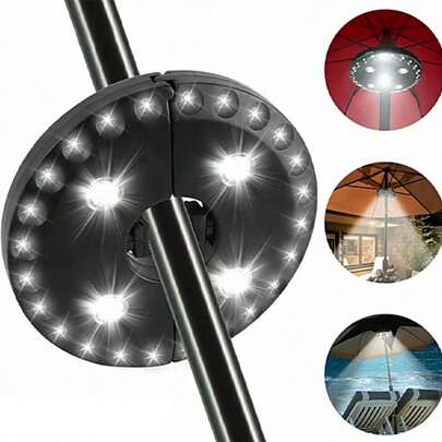 LED Outdoor Tent Umbrella Hanging Lamp, Creative Design, Suitable For Garden, Camping, Tent, Room, Living Room, Study, Multi-Scene Lighting