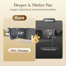 Kitchen Academy - Juego de utensilios de cocina de inducción - Juego de sartenes de cocina gris de 12 piezas juego de ollas y sartenes antiadherentes de granito - Ver 4