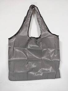 1Pc Women Foldable Tote Bag, Large Capacity Reusable Shopping Bag, Multi-Style Versatile Design, Washable & Lightweight, Simple Classic Style, Convenient Open/Close, Multi-Functional For Commute, Travel, Shopping & Daily Use, Comfortable, Easy To Clean, Perfect All-Match Fashion Bag For Various Occasions - Handbag - View 13