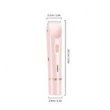 [Bộ quà tặng phiên bản giới hạn] 1 Máy tỉa lông điện hai đầu dành cho nữ, pin lithium sạc lại được, chống nước IPX7, sạc USB, đa chức năng dùng để tỉa lông vùng bikini và cạo lông mặt, tay và chân, quà tặng lý tưởng cho Ngày của Mẹ. - Nhiều màu - Xem 9