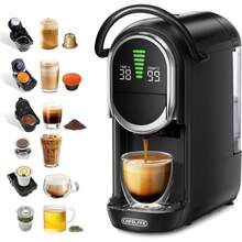 CAFELFFE Capsule Coffee Machine - Black - View 12