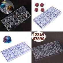 34pcs Chocolate Mold Set With 100pcs Chocolate Sticks, Home Kitchen Chocolate Candy Baking Tools, Pastry Making Supplies - Clear - View 5