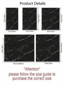 Bộ 4 món đơn giản, sang trọng, họa tiết vân đá cẩm thạch, gồm rèm tắm, thảm tắm, thảm chữ U và tấm phủ bồn cầu, 12 móc nhựa, kích thước 71*71 inch. - A - Xem 4