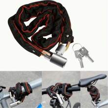 1pc Heavy Duty Bicycle Chain Lock, Featuring Sturdy Chain And Anti-Theft U-Lock Dual Design, Extremely Resistant To Smashing, Cutting And Prying, Providing Ultimate Anti-Theft Protection For Commuting. Made Of Durable High-Strength Material, All-Weather Resistant And Rust-Proof, Polished Lock Head Is Solid And Long-Lasting. - Multicolor - View 8