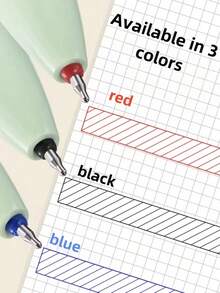 3pcs/Set Retractable Pens, 0.5mm Black/Red/Blue Ink, Cute Neutral Pens Suitable For Office, School, Business Writing, Smooth Writing, Durable, Multifunctional Stationery - Three-color Pen - View 2