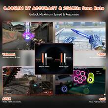 ATTACK SHARK R82 HE Rapid Trigger Wired Mechanical Gaming Keyboard TKL NKRO With 8K Polling,0.005mm RT Accuracy,256K Scan Rate,5 Layer Sound Damped,Hall Effect Magnetic Switch,Driver - View 4