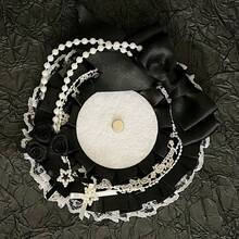 1 chiếc khung đựng huy hiệu ren dễ thương tự làm, 5 màu (xanh dương, hồng, xanh lá cây, đen, tím), bộ trang trí trưng bày huy hiệu nhân vật hoạt hình Anime, khung đựng huy hiệu tròn hình hoa hồng nơ dành cho người hâm mộ Otaku. - Nhiều màu - Xem 12