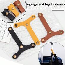 Leather Luggage Hanger Hook, Hands-Free Travel Accessory, Y-Shaped Multi-Functional Hanger, Fits Suitcase/Belt, Practical And Stylish - Multicolor - View 5