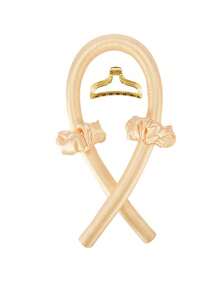 长款免加热卷发棒套装 | 睡眠护发不伤发卷发棒 | 居家夜间造型专用 | 适合细软发质的男女 | 节日美发礼品 - 彩色 - 查看 12