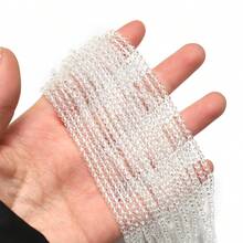 5串2毫米和3毫米刻面水晶玻璃圆珠，DIY手链项链首饰制作材料 - 5strings - 查看 24