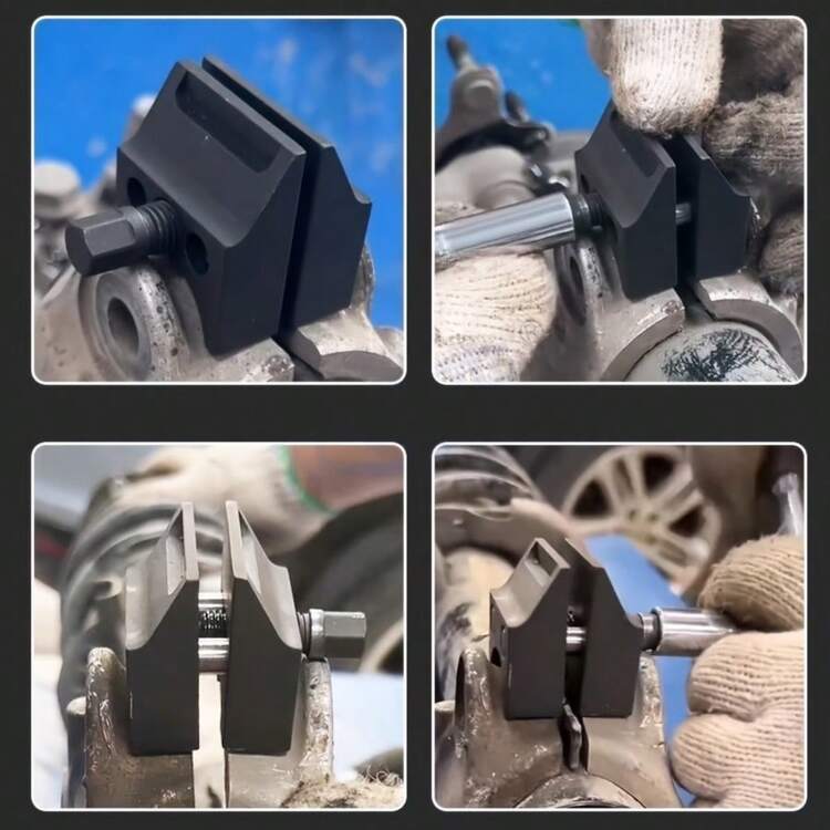 Automotive Suspension Strut Separator Tool Kit With Wrench - Shock Absorber And Lower Arm Ball Joint Removal Tool Set, Durable Steel Construction, Suitable For Car Repair And Suspension Maintenance | Sturdy Tool Design | Ergonomic Handle - A - View 7