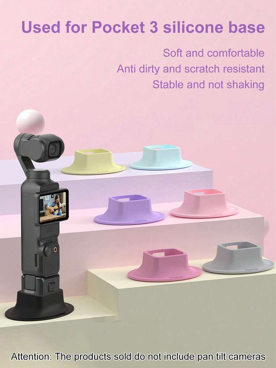 Non-Base Model, Silicone Fixed Holder Base Expansion Accessory Suitable For Pocket 3 Handheld Camera
