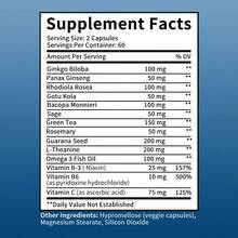 Brain-Boosting Supplement Containing Ginkgo, Ginseng, Rhodiola Rosea, And Omega-3 To Help Maintain Healthy Brain Function. 120 Capsules. - 1 chai - Xem 2