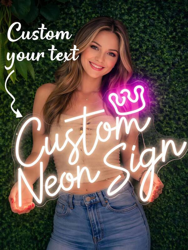 1pc Customizable Dimmable LED Neon Light Tube, Personalized Room Decor, Customized Neon Sign For Wedding, Mother's Day Gift, Holiday Neon Light, Home Decor, Wedding Backdrop, USB Powered. Romantic Home Decoration, Wedding Souvenir, Suitable For Wedding, Bathroom, Wall Decor, Mother's Day, Father's Day, Party, Children's Day, Graduation Season, Dormitory Decor, Bar, Bedroom, Elegant Living, Art Living