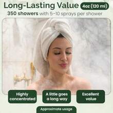 Eucalyptus Shower Spray 4oz Aromatherapy Shower Mist Spa and Sauna Inspired Shower Steamer Alternative for Refreshing Relaxing Showers - Bath Oil Spray Bath Eucalyptus Essential Oil - Paquete de 1 de 4 onzas líquidas - Ver 3