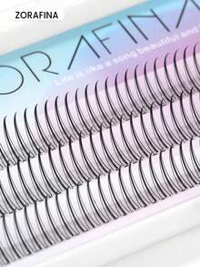 A-Type Grafted False Eyelashes, Segmented Natural Soft Cluster Lashes, Eyelash Extension 10-15mm Length, Suitable For Beginners, Brown & Black Cluster Lashes, False Eyelashes - D - View 4