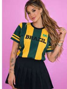 Max T-Shirt BRAZIL Comfort In Every Detail - 綠色 - 查看 2