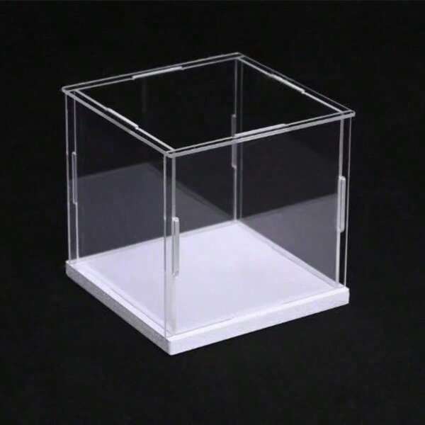1 Tủ trưng bày acrylic trong suốt sang trọng có cửa, hộp trưng bày đã lắp ráp - Giải pháp lưu trữ đa chức năng chống bụi, phù hợp để trưng bày bộ sưu tập, giày dép, túi xách và mỹ phẩm | Lý tưởng cho trang trí nhà cửa và văn phòng.