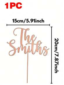 1/3/5 cái topper bánh sinh nhật cá nhân hóa, đĩa trang trí bánh tiệc tùy chỉnh tên, acrylic vàng/bạc/vàng hồng, trang trí bánh tùy chỉnh số tuổi và tên, phù hợp cho đám cưới, bánh kỷ niệm, quà tặng độc đáo - Nhiều màu 2 - Xem 11