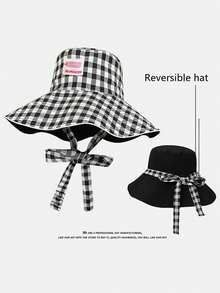 Mũ chống nắng cho nữ, mũ rộng vành mùa hè có thể chuyển đổi thành mũ xô, mũ câu cá chống tia UV, mũ rộng vành che nắng khi đi xe máy. - mũ - Xem 14