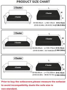 1件纯色毛绒沙发套，弹性包覆式设计，保暖舒适，简约ins风，宠物友好，防滑防污，弹力可拉伸，可机洗，适用于客厅、卧室、书房，单人、双人、三人、四人沙发（带扶手和靠背），四季皆宜。 - 米色 - 查看 2