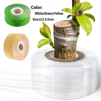 3Roll 2/2.5/3CM Grafting Film Garden Tools Fruit Tree Secateurs Engraft Branch Gardening Bind Belt PVC Tie Tape Grafting Accessories