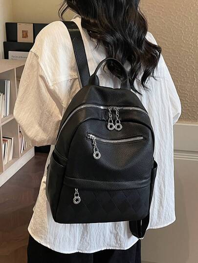 Ba lô nữ mới, dung tích lớn, đa năng, nhẹ, thích hợp cho phong cách thường ngày.