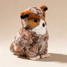 猫头鹰毛绒玩具，柔软蓬松的填充动物，是生日礼物、玩耍、母亲节、婚礼季、毕业季和返校季礼物的完美选择。 - 彩色 - 查看 10