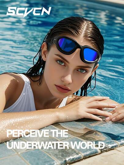  Kính bơi SCVCN dành cho người lớn, chống sương mù, chống nước, chống tia UV, chống rò rỉ, thoải mái khi bơi, dành cho nam và nữ, kính bơi chuyên nghiệp cho hồ bơi và bãi biển.