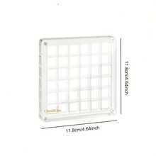 1pc Square Acrylic Seashell Display Box, Transparent Specimen Showcase With 36 Compartments, Magnetic Lid, High Clarity, Suitable For Daily Collection - Multicolor - View 10