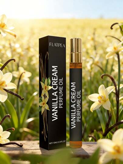 1pc 10ml High-Quality Vanilla Cream Fragrance Spray. This Is An Alcohol-Free, Long-Lasting Fragrance Spray That Can Refresh The Air Indoors And Outdoors. It Blends Notes Of Tomato Leaf, Cream, Lychee, Vanilla, Caramel, Almond, Sandalwood, Amber And White Musk. Suitable For Daily Life, Vacations And Gatherings. An Ideal Fragrance Gift For Friends - Birthday Gift.