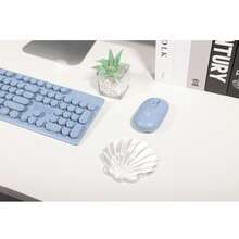 凝胶键盘鼠标腕托套装，舒适人体工学腕托，缓解腕部疼痛，电脑键盘腕托 - 查看 15