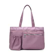 1 pieza Bolso de tela de nailon casual con múltiples bolsillos y cierre de cremallera para mujer, para uso diario - Multicolor - Ver 12