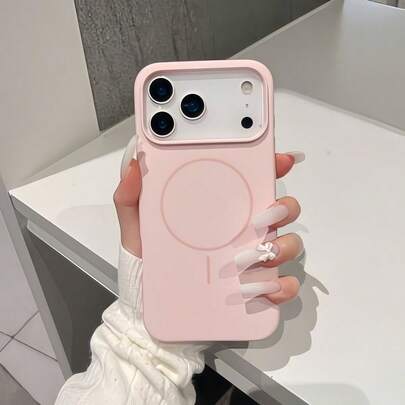 1个纯色软硅胶保护套，带防滑圈，兼容 17 Air、16 Plus、15 Pro、14/13 Max