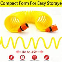 Retractable High Pressure Anti-Freeze Durable Garden Hose, Suitable For Watering Plants And Car Washing, Includes Spray Nozzle - B - View 5