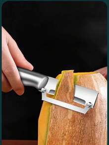 Multi-Functional Stainless Steel Peeler, Easily Peel Fruits, Winter Melon, Sugarcane, Pumpkin Without Effort - Multicolor - View 7