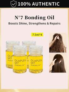 Olaplex No. 7 Bonding Oil 7.5 ML*4/30ml Mini Travel Size-Boosts Shine, Strengthens & Repairs All Hair Types - 7,5ml*4/30ml - Xem 1