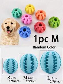 1pc Anti-Bite Dog Treat Ball Dispenser - Interactive Feeding Toy To Relieve Boredom, Suitable For Puppy Teething And Brain Training, Great For Dog Lovers - Multicolor - View 15