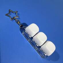 Multi-Key Press Portable Keyboard Clicker Keychain, Adult Focus Relaxation Stress Relief Desktop Toy, Ideal Gift - Multicolor - View 8