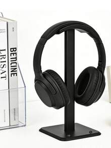 1个多功能桌面耳机支架，可拆卸便携式展示架 - 黑色 - 查看 1