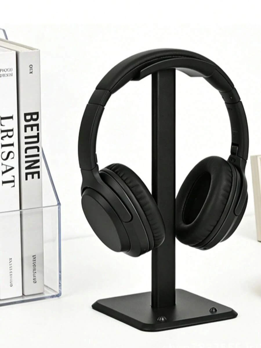 1个多功能桌面耳机支架，可拆卸便携式展示架 - 黑色 - 查看 1