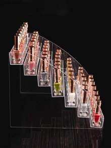 1 chiếc giá đựng mỹ phẩm để bàn, dùng đựng phấn mắt, phấn phủ, son môi, nước hoa, sơn móng tay nhiều lớp trong suốt. - Trong sáng - Xem 4