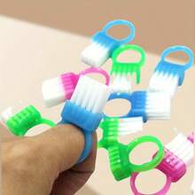 Cepillo de anillo mini práctico de dopamina, cepillo para el polvo de uñas, herramienta universal de cepillo pequeño - A - Ver 8