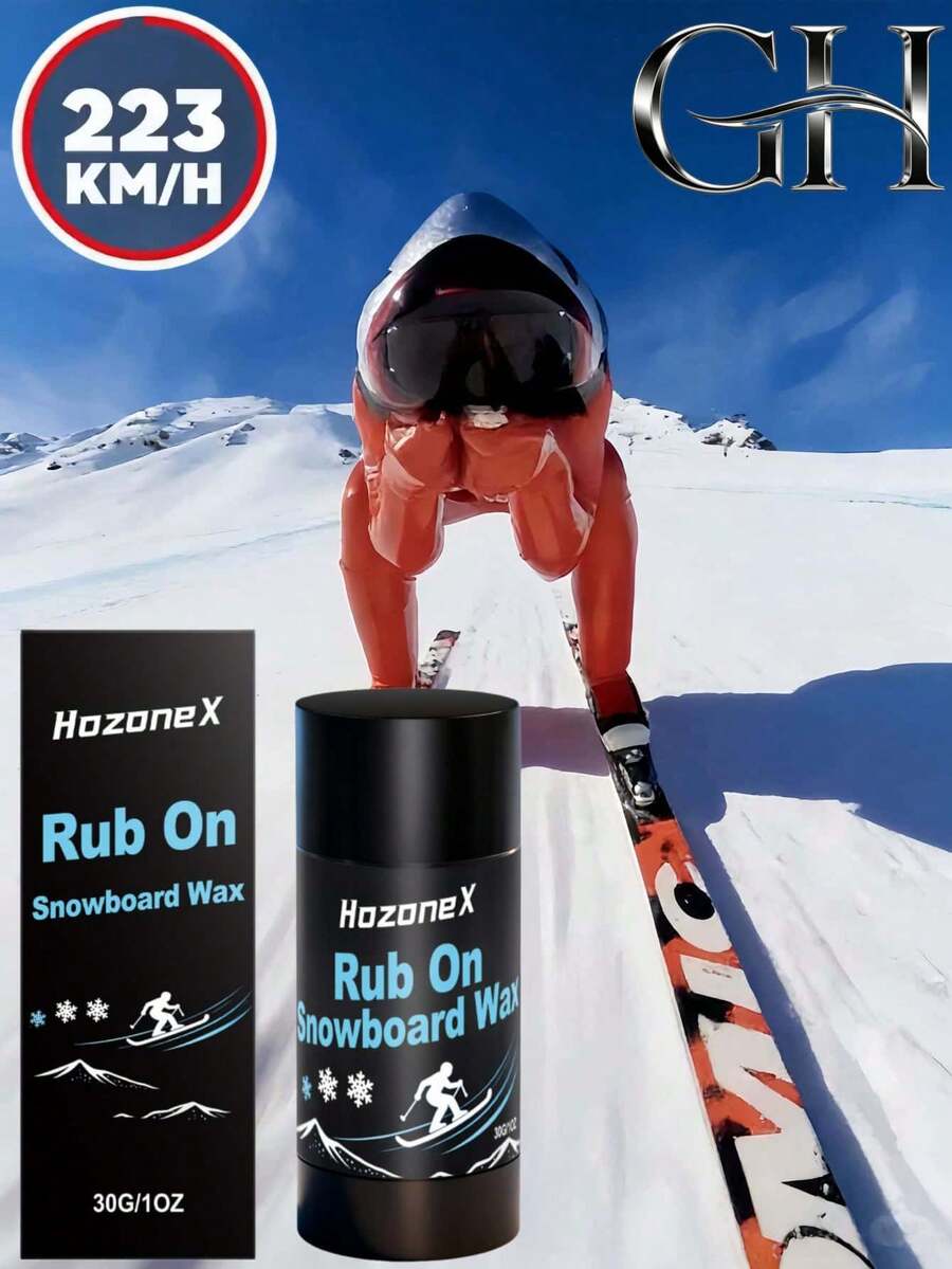 Cera para esquí HozoneX - Adecuada para todas las condiciones de nieve, este producto proporciona un cuidado diario para las superficies de los esquís, entregando rápidamente un acabado duradero y refrescado. La cera de abeja se usa para pulir madera, limpiar y pulir muebles, dándoles un aspecto completamente nuevo. Cera para esquí, pulimento de madera.