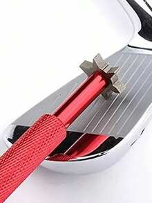 Bộ dụng cụ mài và làm sạch rãnh gậy golf cao cấp - Nâng cao kỹ năng chơi golf của bạn với các rãnh được mài và làm sạch hoàn hảo - Bao gồm 6 đầu thay thế và túi bảo vệ. - Nhiều màu - Xem 8
