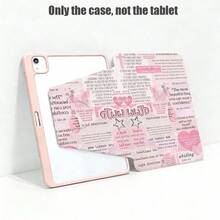 1 件装 PU 皮革翻盖保护套，带 360 度旋转支架和笔槽，兼容三星 A9/A9+/S9/S9FE/A11/A11+/S11/S10 FE/S10 FE+/S10 Lite、A16 2025、Air 11/13、M3 2025、Mini 7 A17、Pro 2024、Air 11/13、M2 2024、Pro 11/13、M4 2024、Pro 12.9、7/8/9 代、10.2、10 代、10.9、Air 4/5/6/7/8、10.9、Pro 11、4/5/6 代、Mini 6、SE 11、荣耀、Matepad SE 11，饰有十字架、蝴蝶、心形、圣经经文图案。 - 彩色 - 查看 2