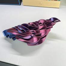 Collectible Figurine, 3D Printed Slime Stress-Relief Squeeze Ball (For Adults) – Realistic Sensory Fingertip Toy, Contains Slime, Made Of Durable Plastic, Suitable For Stress Relief Before Bed, During Travel, And At The Office, Holiday Gift (Halloween, Christmas) - Xanh và Đỏ - Xem 7