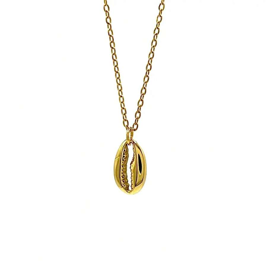 Cowrie Shell Necklace |   Spiritual Jewelry |   Hypoallergenic Necklace |   Meaningful Jewelry - Vàng - Xem 1
