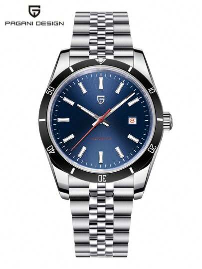PAGANI DESIGN DESIGN 2026 Đồng hồ nam Seagull ST6 tự động cơ khí, thép không gỉ, chống nước, mặt kính sapphire PD-1821